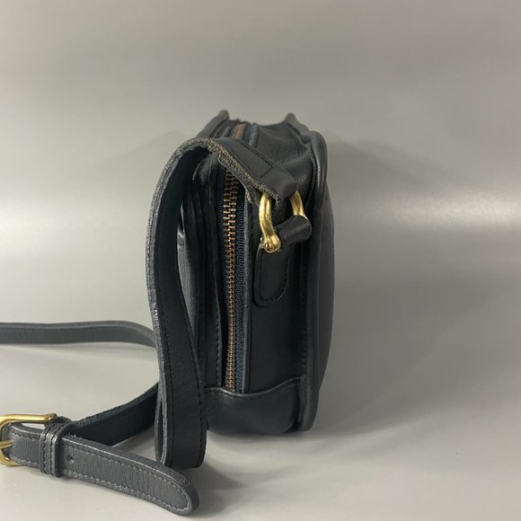 Vintage Coach Multi compartment Zip | #9974 | Navy - Picture 4 of 16